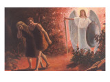 Adam and Eve Cast out of Eden reproduction procédé giclée