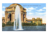 Palais des Beaux-Arts, San Francisco, Californie Affiche