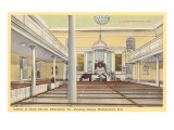 Interior, Christ Church, Alexandria, Virginia Prints