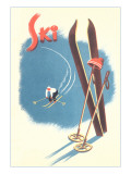 Poster for Skiing Affiches