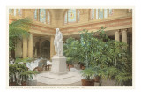 Japanese Palm Garden, Jefferson Hotel, Richmond, Virginia Giclee Print