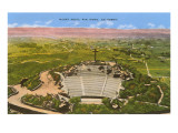 Mount Helix Cross, San Diego County, California Giclee Print