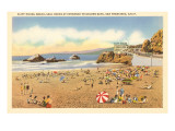 Cliff House Beach, Seal Rocks, San Francisco, California Print