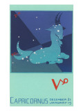 Capricorn, the Goat Giclee Print