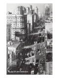 Market Street, San Francisco, California Affiches