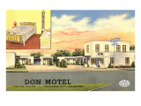 Don Vintage Motel Giclee Print