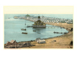 Coronado Tent City and Boat House, San Diego, California Giclee Print