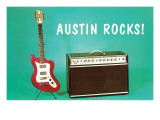 Austin Rocks Electric Guitar and Amp Photo