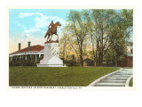 Stonewall Jackson Monument, Charlottesville, Virginia Print