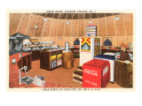 Interior, Lunch Room at Wigwam Village reproduction procédé giclée
