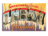 Greetings from Luray, Virginia Posters