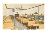Interior, Grand Cafe, Retro Diner Giclee Print