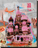 Moscow Vintage Leinwand von Robin Jules