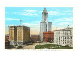 City Hall, Downtown, Seattle, Washington Posters