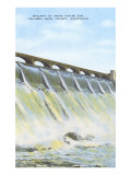 Spillway, Grand Coulee Dam, Washington Giclee Print