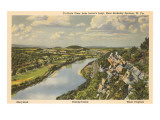 Three States Seen from Berkeley Springs, West Virginia Prints