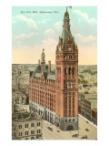 City Hall, Milwaukee, Wisconsin Prints