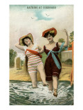 Old Time Bathing Beauties, Coronado, California Posters