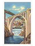 Monroe Street Bridge, Spokane, Washington Poster