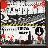 Urban Beat Reproduction transférée sur toile par Louise Carey