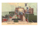 Interior, Gene's Grill, Retro Diner reproduction procédé giclée