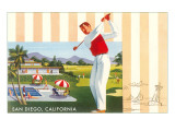 Golf Course and Resort, San Diego, California Giclee Print