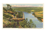 Lookout at Wyalusing, Pennsylvania Posters