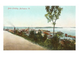 Boat Landing, Burlington, Vermont Giclee Print