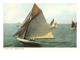Yacht Race, Madison, Wisconsin Giclee Print