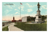 Juneau Monument, Milwaukee, Wisconsin Prints