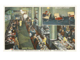 Interior, Wheeler's Lunch, Retro Diner Giclee Print
