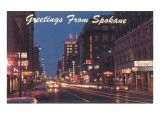 Greetings from Spokane, Washington Posters