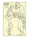 Virgo, the Young Girl reproduction procédé giclée