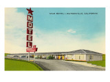 Star Vintage Motel Giclee Print