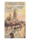 Panama Exposition Poster, San Diego, California Giclee Print