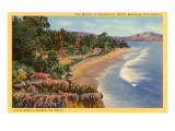 Beach at Montecito, Santa Barbara, California Posters