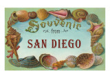 Souvenir from San Diego, California Giclee Print