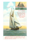 Gaff-Rigged Schooners Giclee Print