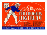 Will Rogers Highway, Route 66 Print