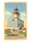 Cabrillo Lighthouse, Point Loma, San Diego, California Poster
