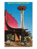 Space Needle, World's Fair Building, Seattle, Washington Poster