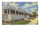 Pelican Diner, Retro reproduction procédé giclée