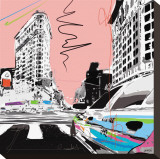 New York II Reproducción en lienzo de la lámina por Tandem