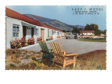 Lazy J Motel Giclee Print