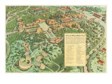 Pictorial Map of Balboa Park, San Diego, California Posters