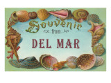Souvenir from Del Mar, California Giclee Print
