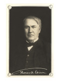 Photograph of Thomas Edison Lámina giclée Photograph of Thomas Edison Lámina giclée
