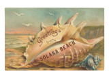 Greetings from Solana Beach, California Giclee Print
