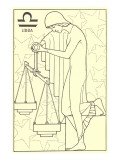 Libra, the Scales reproduction procédé giclée