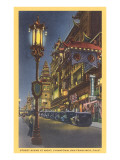 Chinatown at Night, San Francisco, California Photo